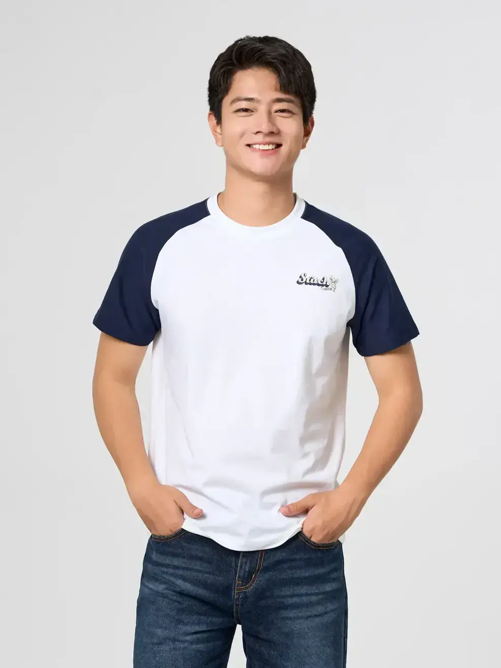 Sơ Mi Cộc Tay Nam Vạt Ngang - Tím than - M